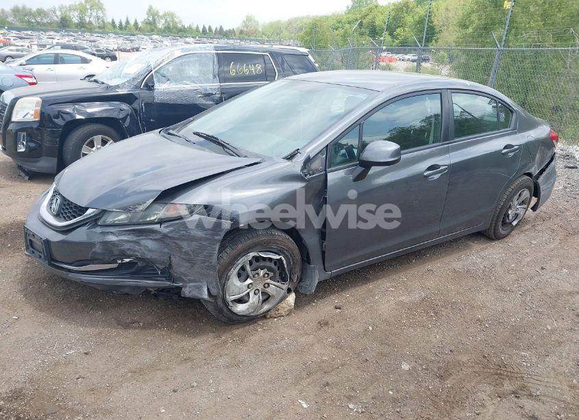 Photo 2 of 2013 Honda Civic LX (VIN 2HGFB2F51DH541743)