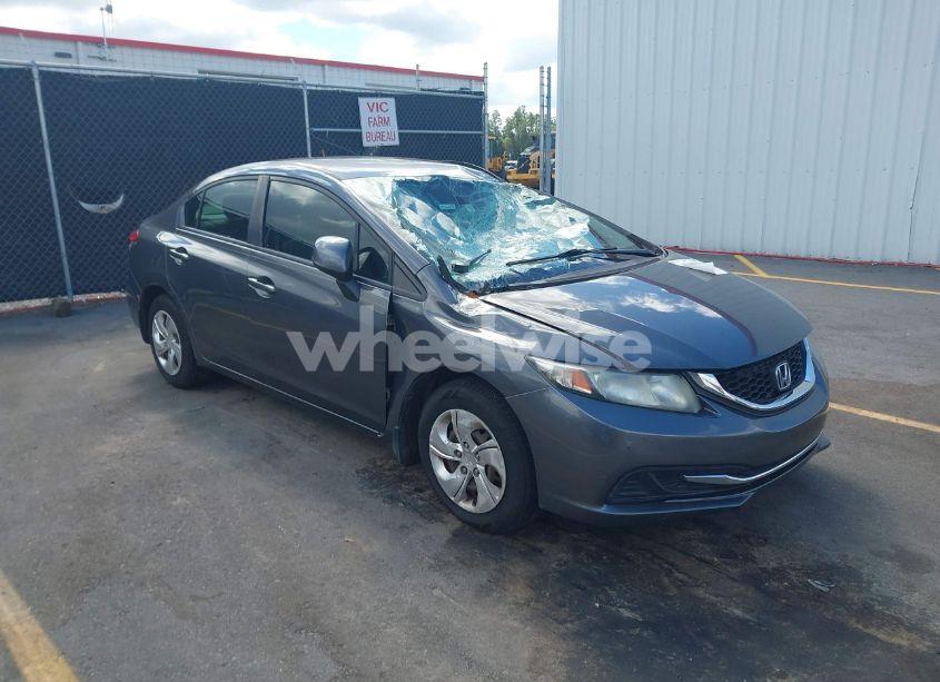 2013 Honda Civic LX (VIN 2HGFB2F51DH588612) main photo