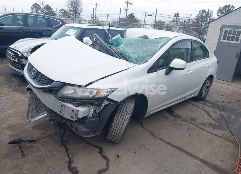 Photo 2 of 2013 Honda Civic LX (VIN 2HGFB2F51DH591381)