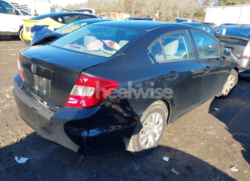 Photo 4 of 2012 Honda Civic SDN LX (VIN 2HGFB2F52CH302197)