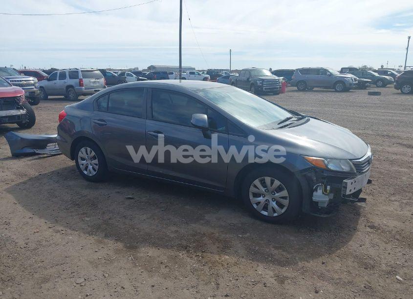 2012 Honda Civic LX (VIN 2HGFB2F52CH327648) main photo