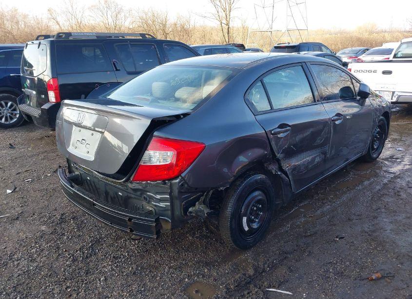 Photo 4 of 2012 Honda Civic LX (VIN 2HGFB2F52CH332395)