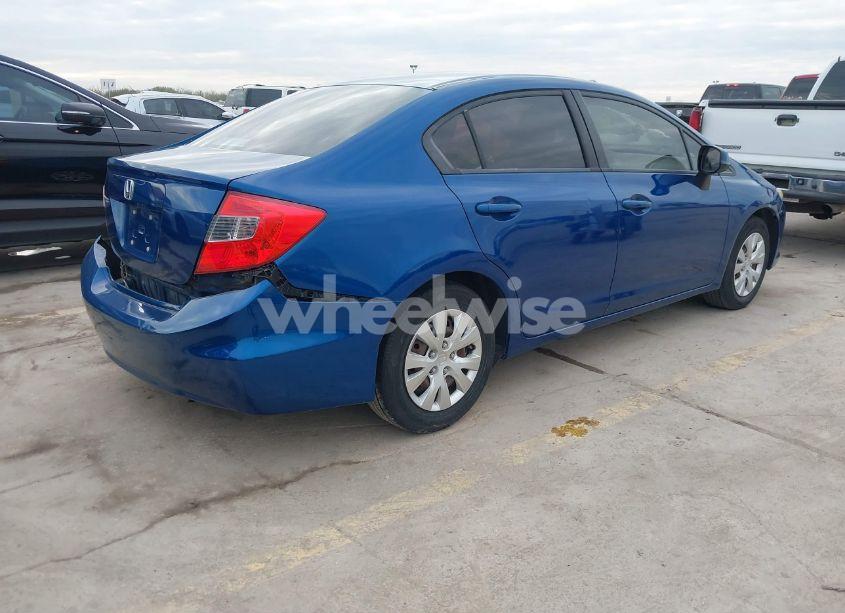 Photo 4 of 2012 Honda Civic SDN LX (VIN 2HGFB2F52CH513089)