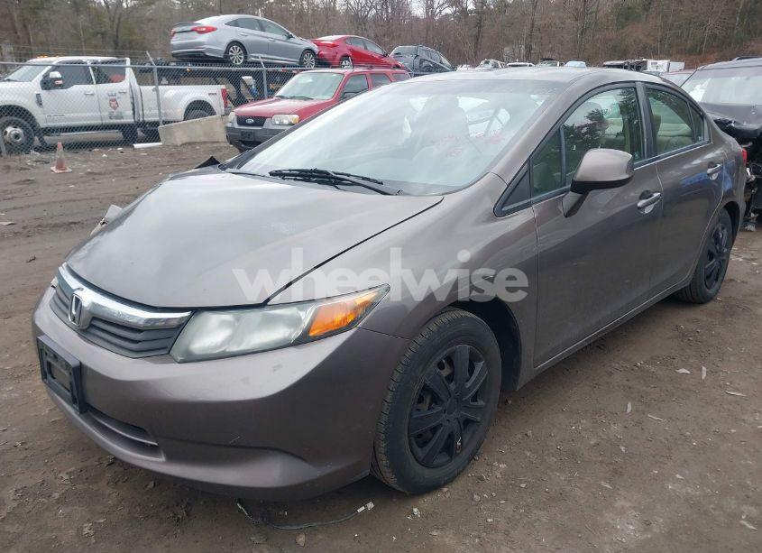 Photo 2 of 2012 Honda Civic LX (VIN 2HGFB2F52CH549123)