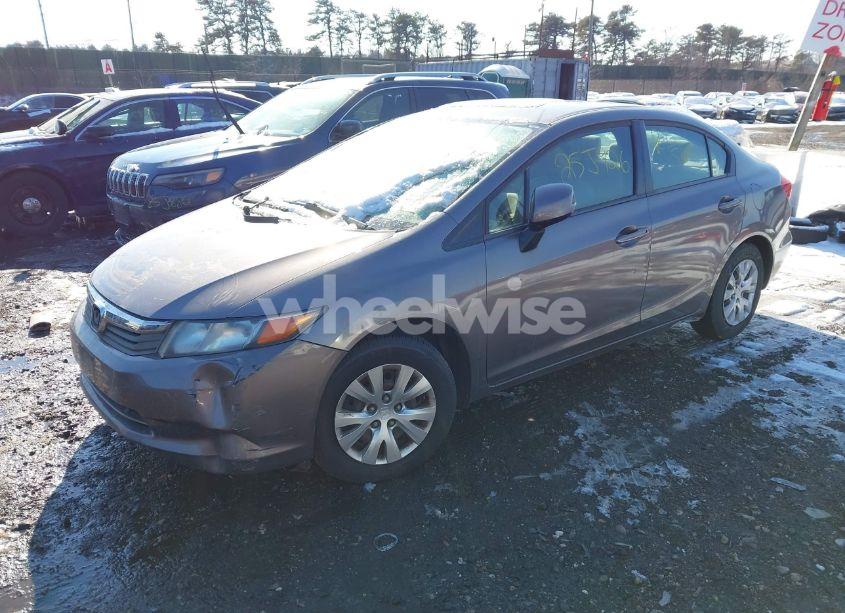 Photo 2 of 2012 Honda Civic LX (VIN 2HGFB2F52CH609594)