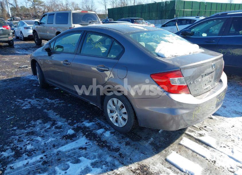 Photo 3 of 2012 Honda Civic LX (VIN 2HGFB2F52CH609594)