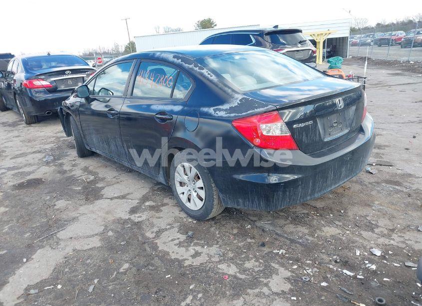 Photo 3 of 2012 Honda Civic SDN LX (VIN 2HGFB2F52CH611975)