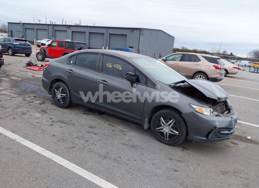 2013 Honda Civic LX (VIN 2HGFB2F52DH502157) main photo