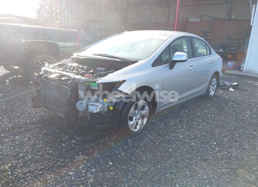 Photo 2 of 2013 Honda Civic LX (VIN 2HGFB2F52DH551312)