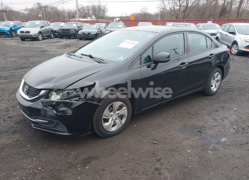 Photo 2 of 2013 Honda Civic LX (VIN 2HGFB2F52DH589655)