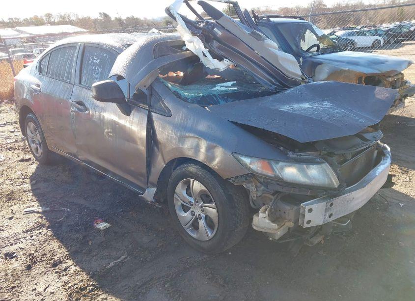 2013 Honda Civic LX (VIN 2HGFB2F52DH596797) main photo