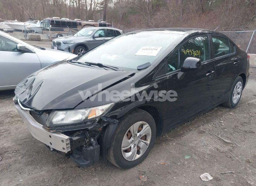 Photo 2 of 2013 Honda Civic LX (VIN 2HGFB2F52DH597755)