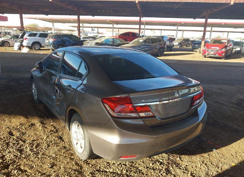 Photo 3 of 2014 Honda Civic LX (VIN 2HGFB2F52EH506873)