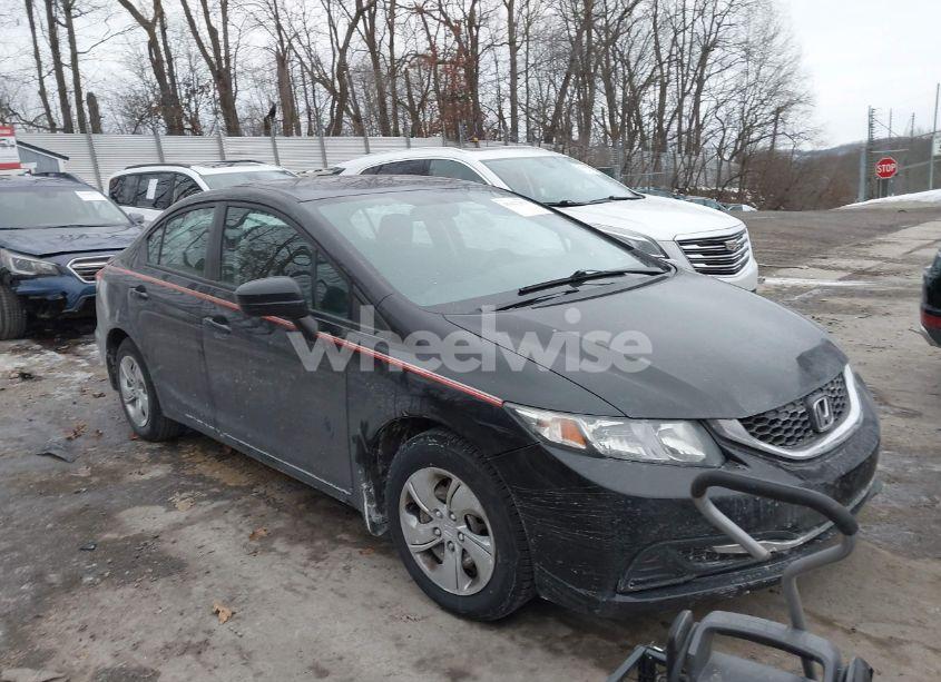 2014 Honda Civic LX (VIN 2HGFB2F52EH529229) main photo