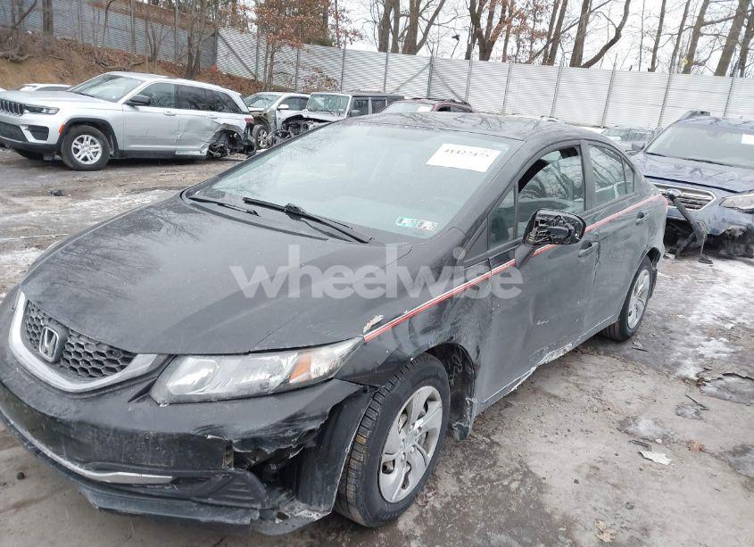 Photo 2 of 2014 Honda Civic LX (VIN 2HGFB2F52EH529229)