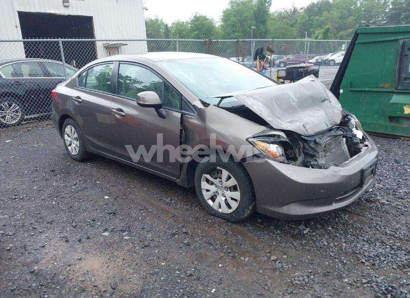 2012 Honda Civic LX (VIN 2HGFB2F53CH554234) main photo