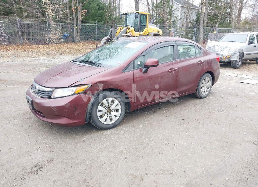 Photo 2 of 2012 Honda Civic LX (VIN 2HGFB2F53CH584687)