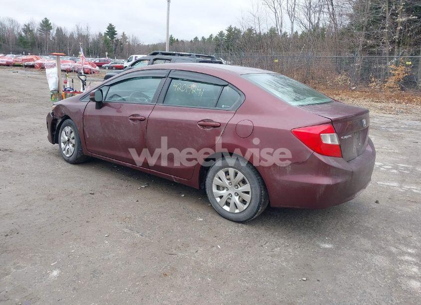 Photo 3 of 2012 Honda Civic LX (VIN 2HGFB2F53CH584687)