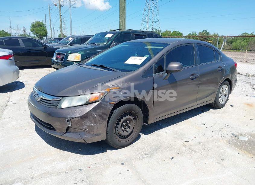 Photo 2 of 2012 Honda Civic LX (VIN 2HGFB2F53CH589520)