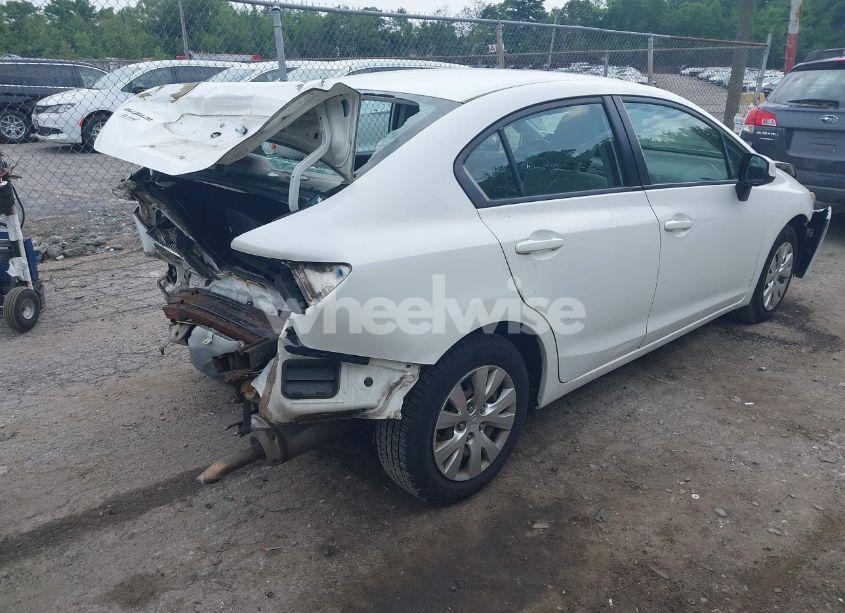 Photo 4 of 2012 Honda Civic LX (VIN 2HGFB2F53CH607269)