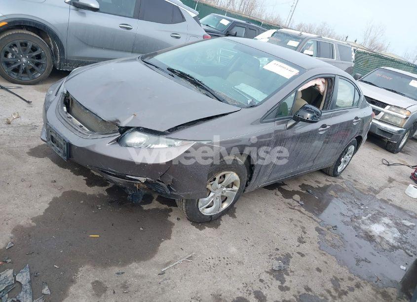 Photo 2 of 2013 Honda Civic LX (VIN 2HGFB2F53DH579684)