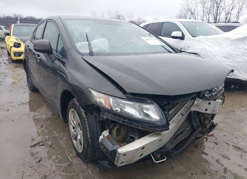 2013 Honda Civic LX (VIN 2HGFB2F53DH586411) main photo