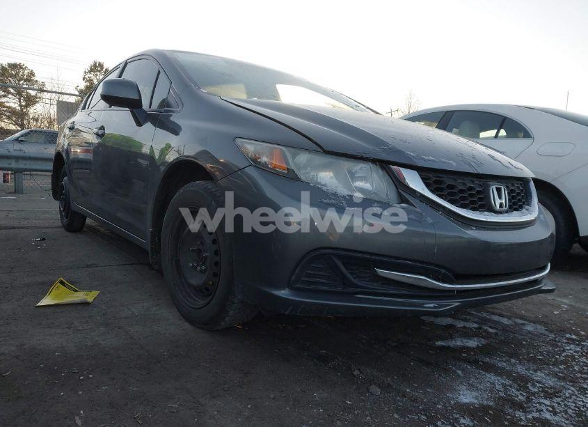2013 Honda Civic LX (VIN 2HGFB2F53DH587025) main photo
