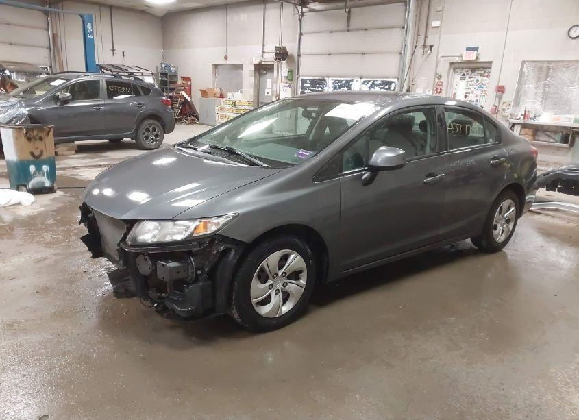 Photo 2 of 2013 Honda Civic LX (VIN 2HGFB2F53DH593875)
