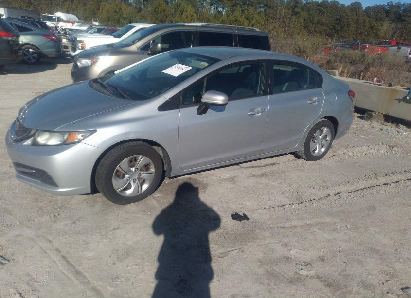 Photo 2 of 2014 Honda Civic LX (VIN 2HGFB2F53EH501486)