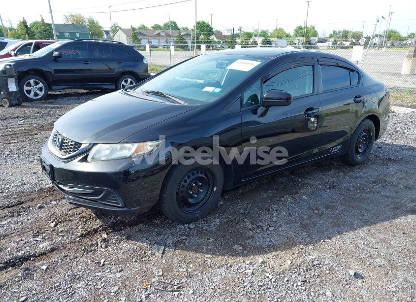 Photo 2 of 2014 Honda Civic LX (VIN 2HGFB2F53EH501990)