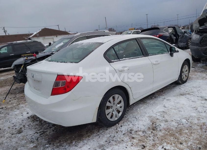 Photo 4 of 2012 Honda Civic SDN LX (VIN 2HGFB2F54CH306218)