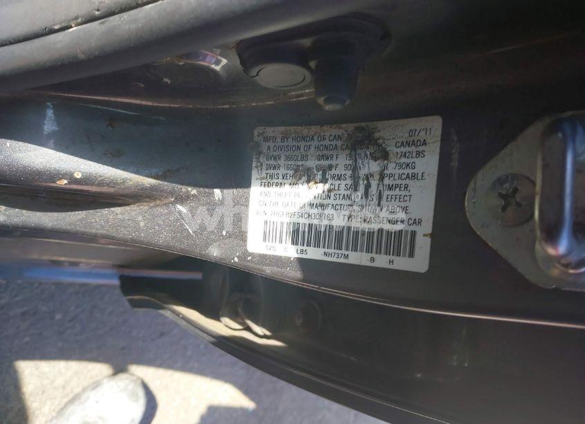 Photo 9 of 2012 Honda Civic LX (VIN 2HGFB2F54CH308163)