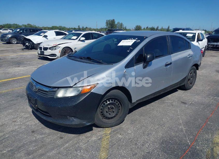 Photo 2 of 2012 Honda Civic LX (VIN 2HGFB2F54CH320619)