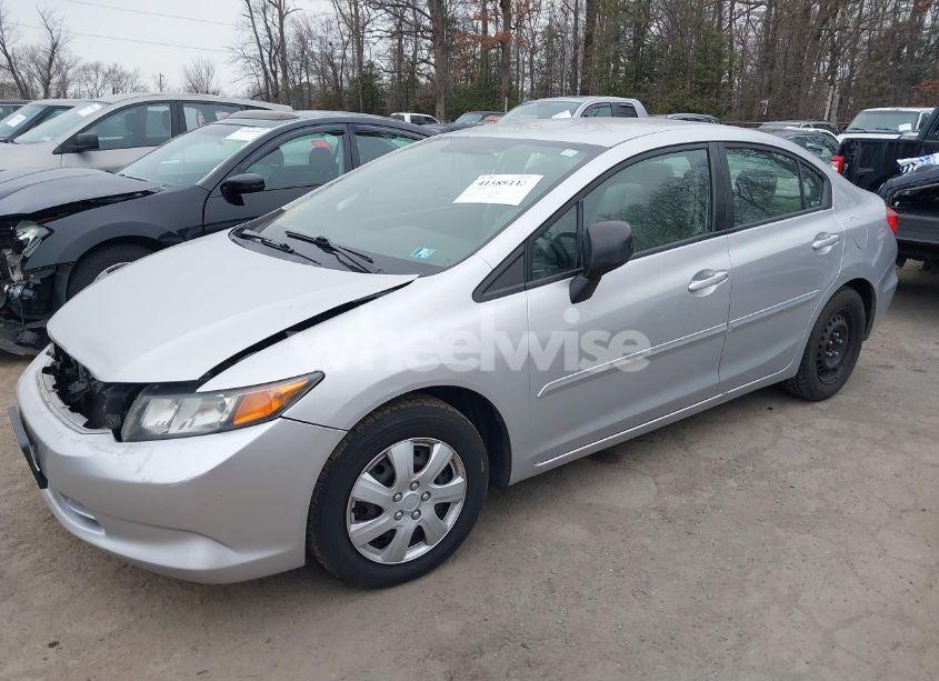 Photo 2 of 2012 Honda Civic LX (VIN 2HGFB2F54CH325769)