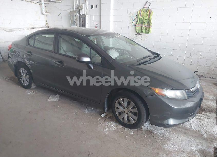 2012 Honda Civic LX (VIN 2HGFB2F54CH327683) main photo