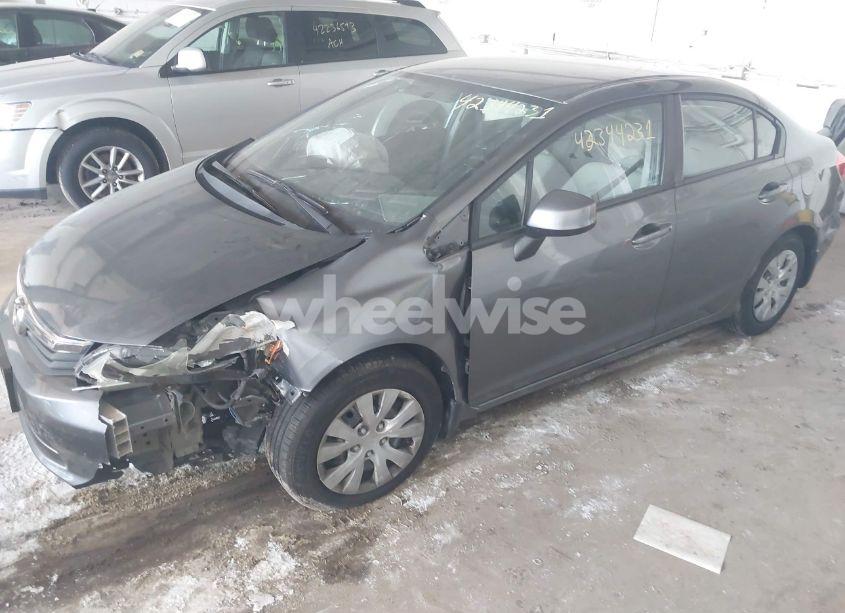 Photo 2 of 2012 Honda Civic LX (VIN 2HGFB2F54CH327683)