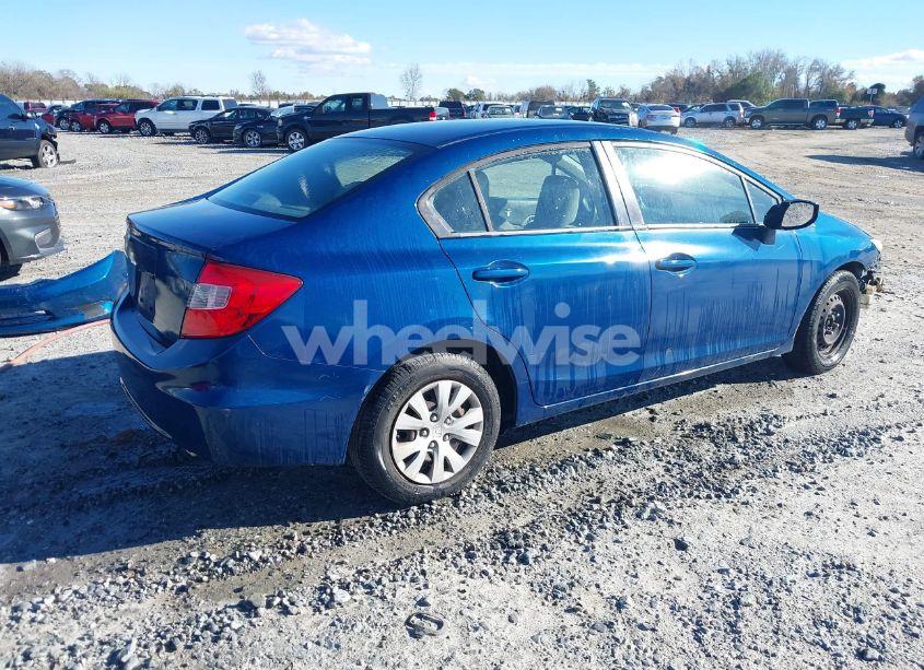 Photo 4 of 2012 Honda Civic LX (VIN 2HGFB2F54CH501042)