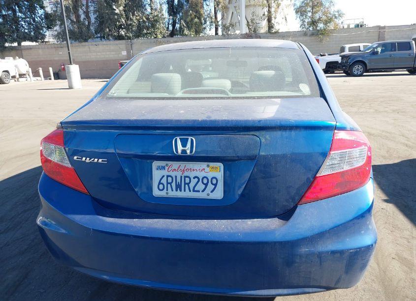 Photo 16 of 2012 Honda Civic LX (VIN 2HGFB2F54CH510212)