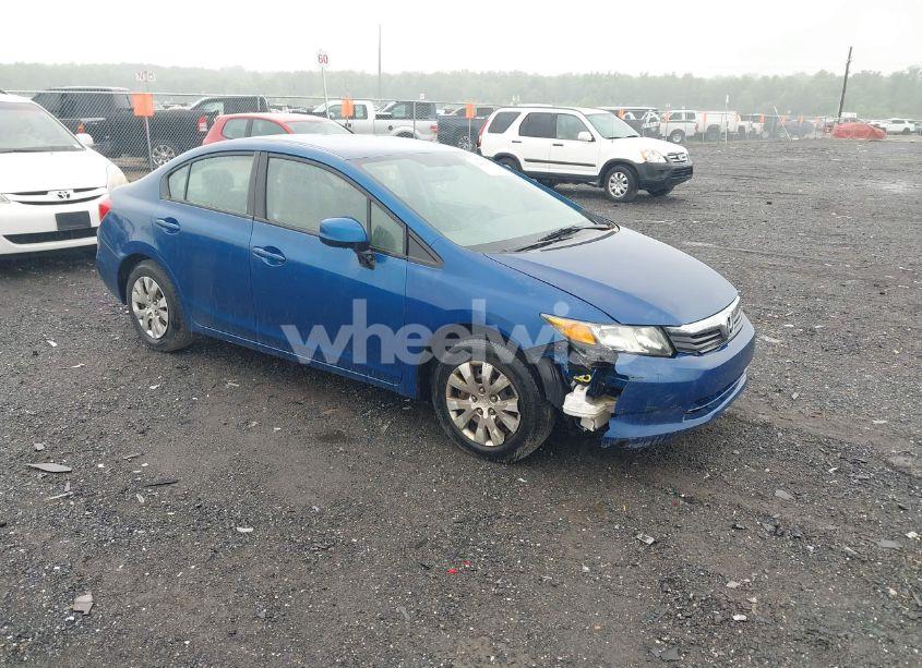 2012 Honda Civic LX (VIN 2HGFB2F54CH535126) main photo