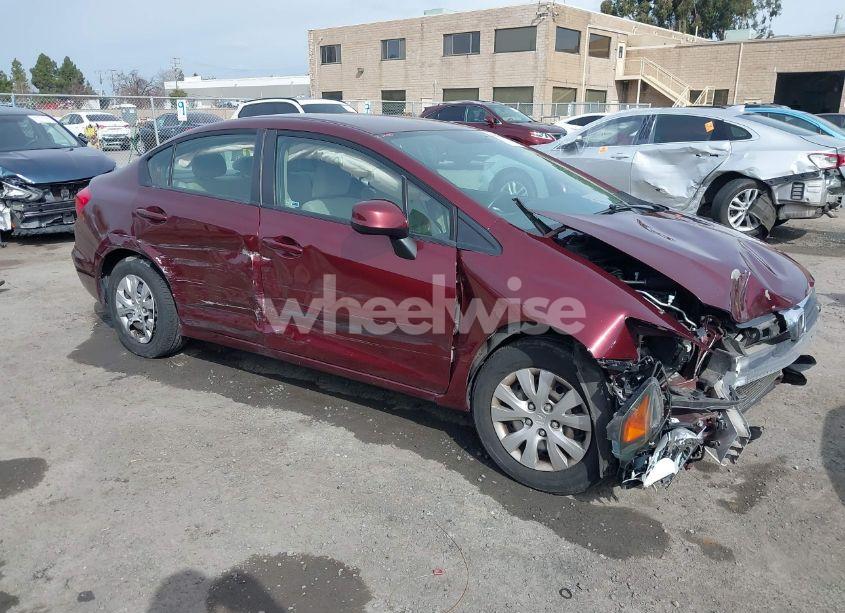 2012 Honda Civic LX (VIN 2HGFB2F54CH565310) main photo