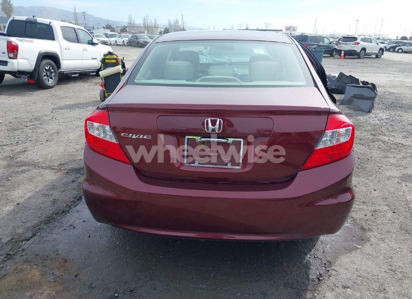 Photo 17 of 2012 Honda Civic LX (VIN 2HGFB2F54CH565310)