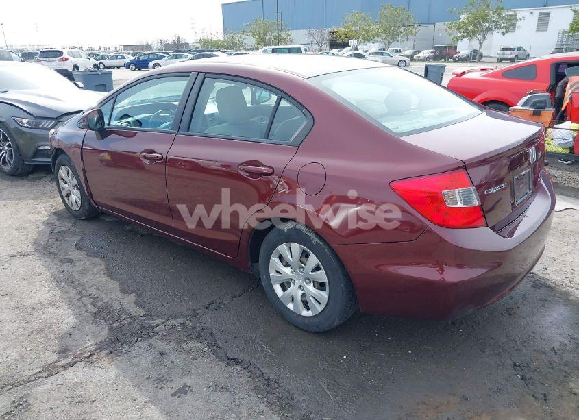 Photo 3 of 2012 Honda Civic LX (VIN 2HGFB2F54CH565310)