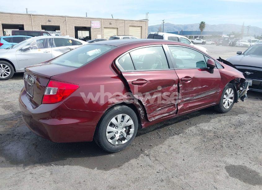 Photo 4 of 2012 Honda Civic LX (VIN 2HGFB2F54CH565310)