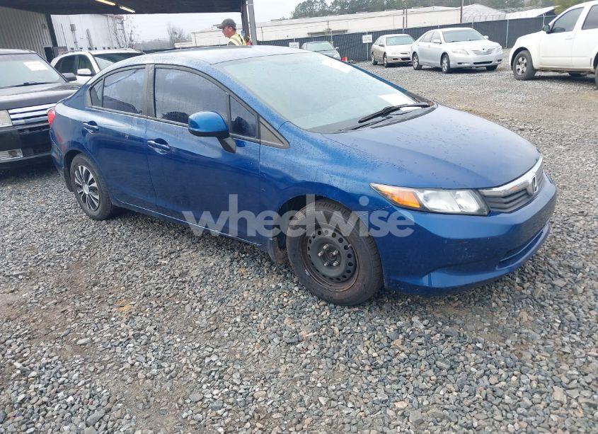 2012 Honda Civic LX (VIN 2HGFB2F54CH581524) main photo