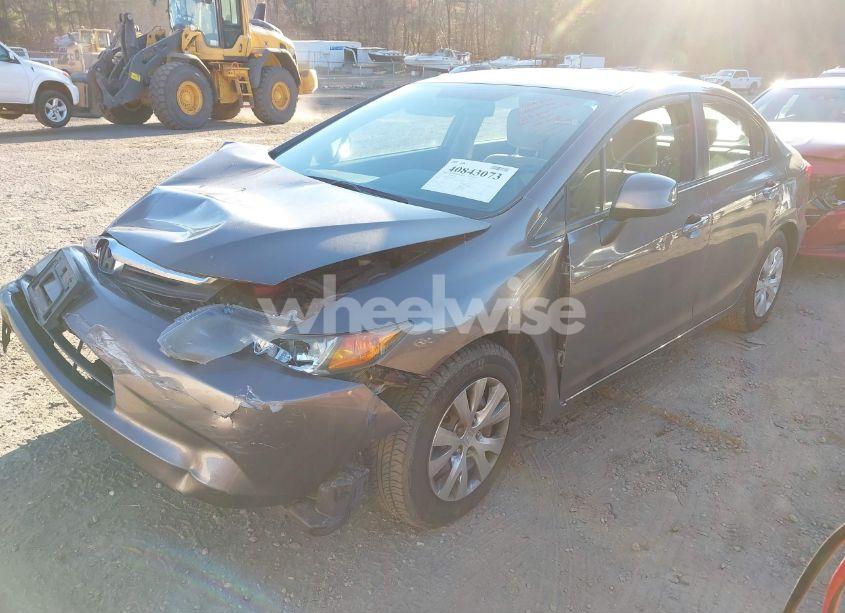 2012 Honda Civic LX (VIN 2HGFB2F54CH592247) main photo