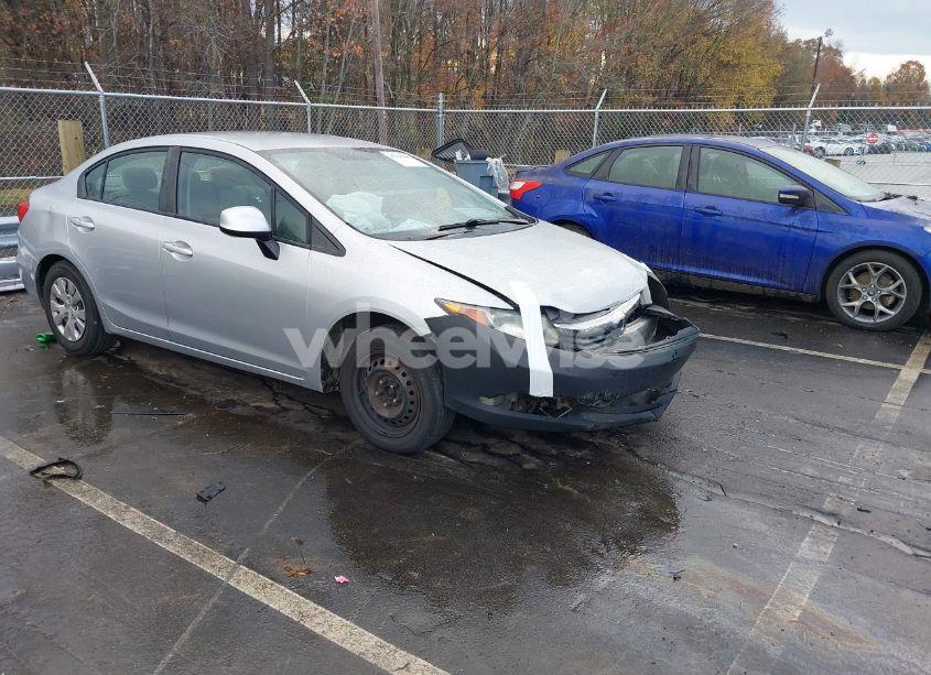 2012 Honda Civic LX (VIN 2HGFB2F54CH600833) main photo