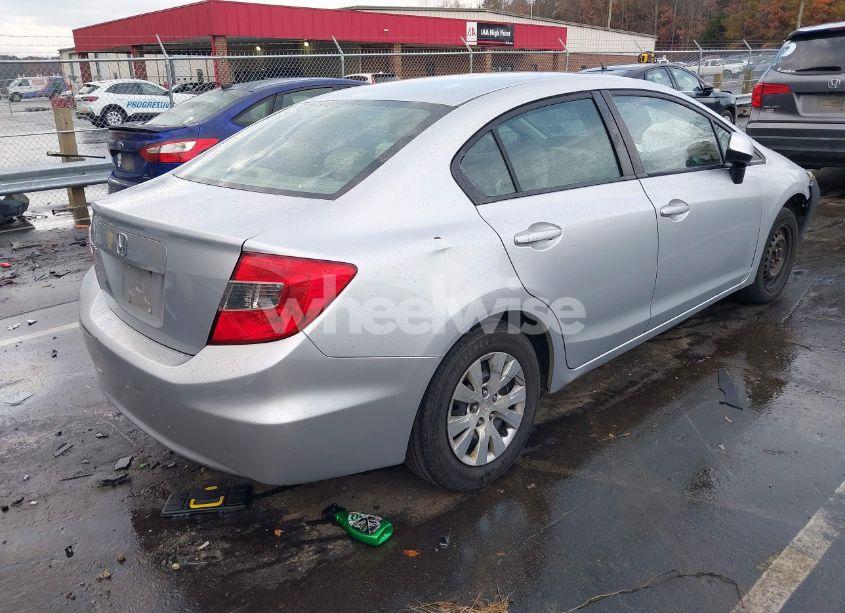 Photo 4 of 2012 Honda Civic LX (VIN 2HGFB2F54CH600833)