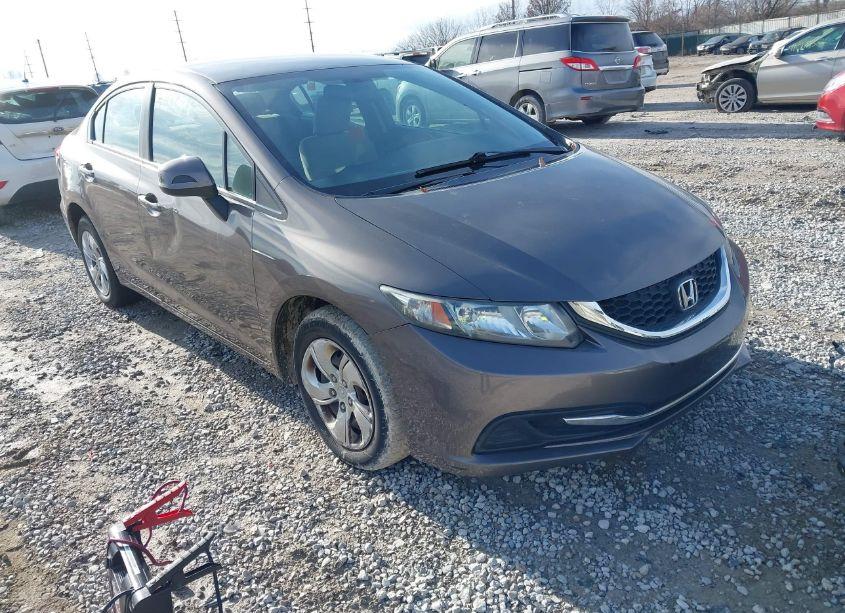 2013 Honda Civic LX (VIN 2HGFB2F54DH579595) main photo