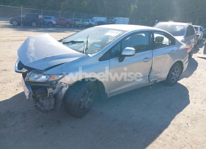 Photo 2 of 2013 Honda Civic LX (VIN 2HGFB2F54DH595585)