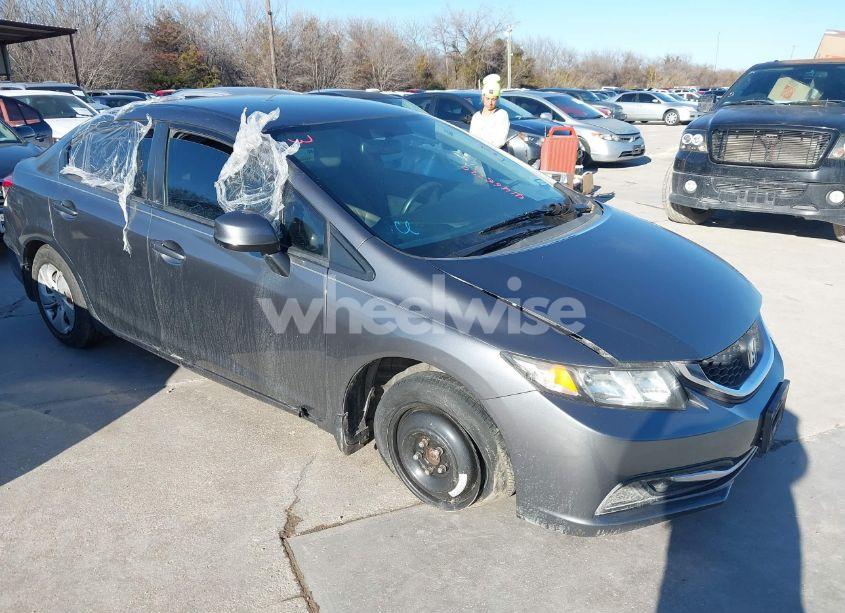 2013 Honda Civic LX (VIN 2HGFB2F54DH596932) main photo